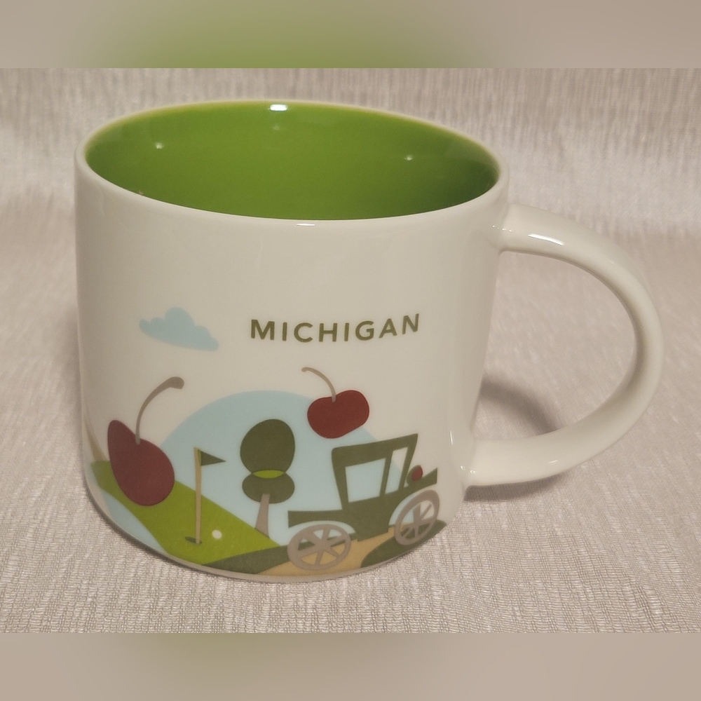 Starbucks Michigan You Are Here Collection 14 oz